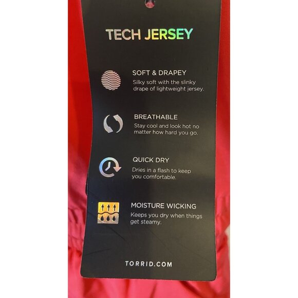 NWT Torrid Active Stretch Woven Mini Dress Lollipop Red 3 3X 26 28 New - Picture 4 of 5